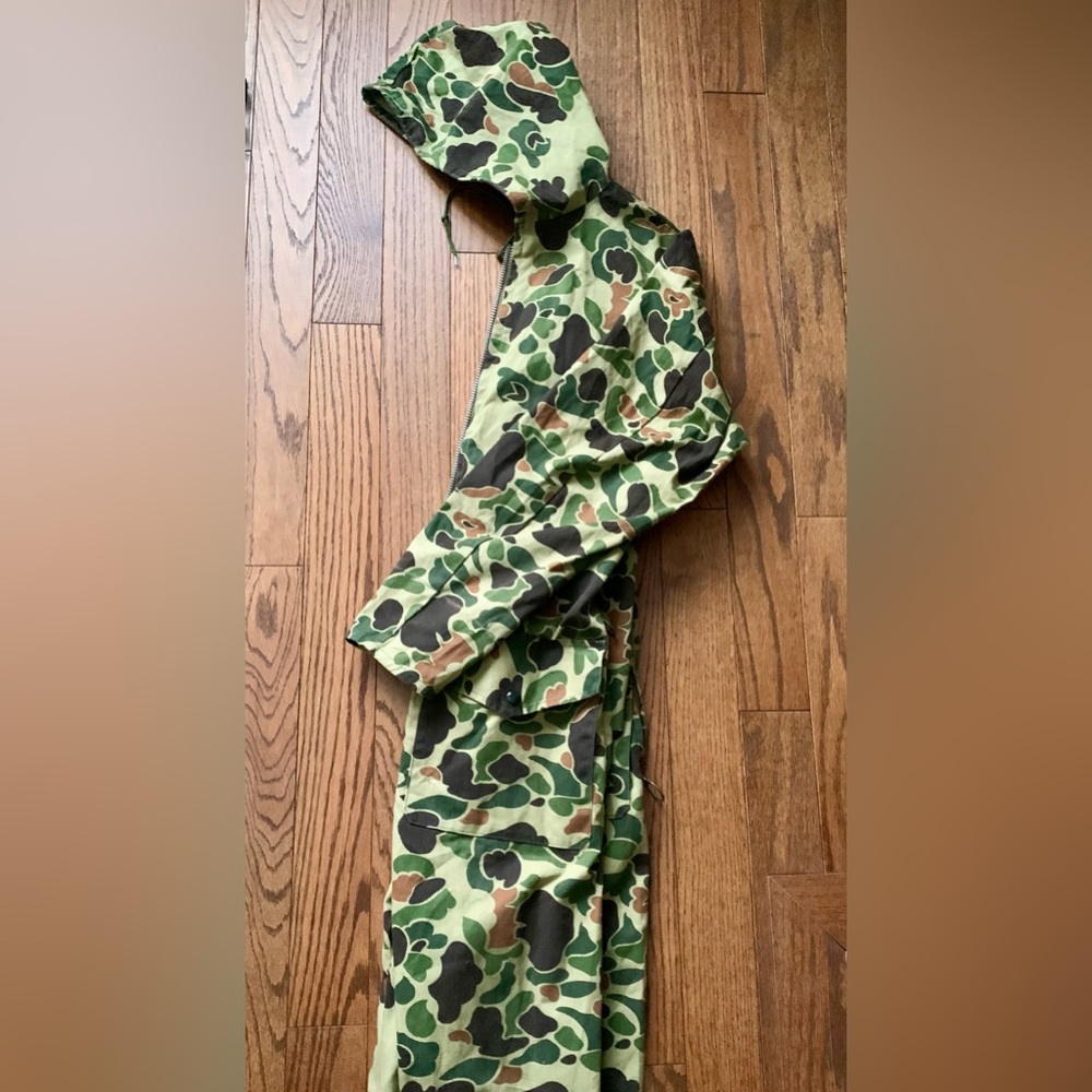 Vintage Thermo King Camo Hooded Jumpsuit /Coverall size M